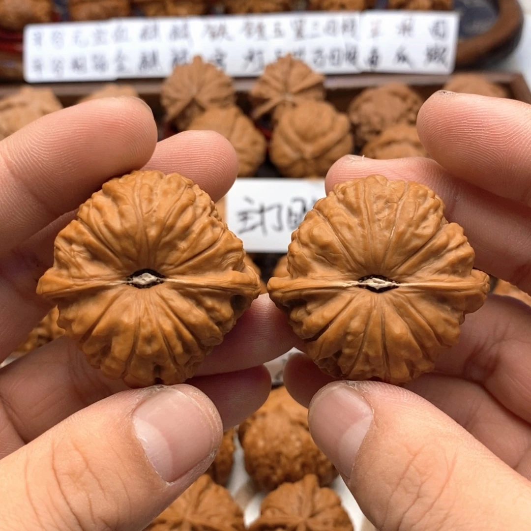 文玩核桃吊坠42尺 全品南瓜墩 17