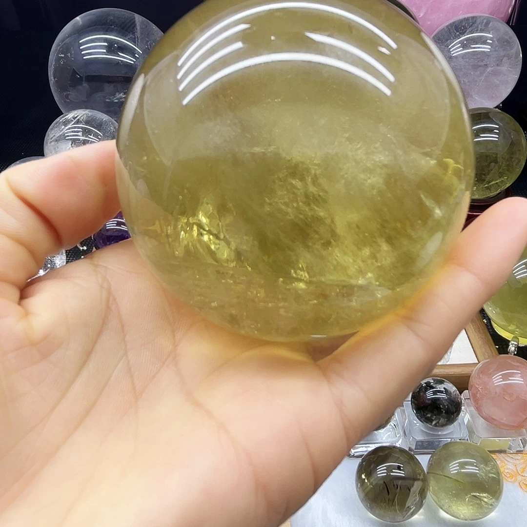 珠宝半成品未镶嵌水晶7.38公分