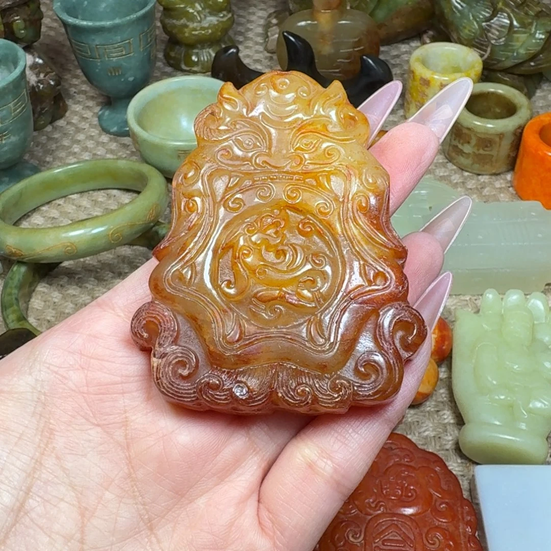 白玉菩提吊坠挂件