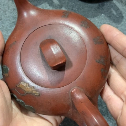 手***）紫砂茶壶陶瓷摆件工艺品