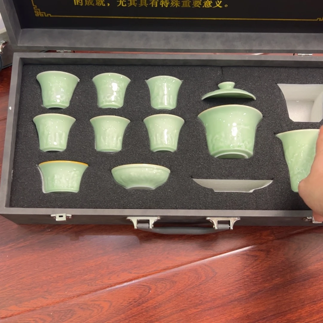精美茶具套装开始炸啦啦啦