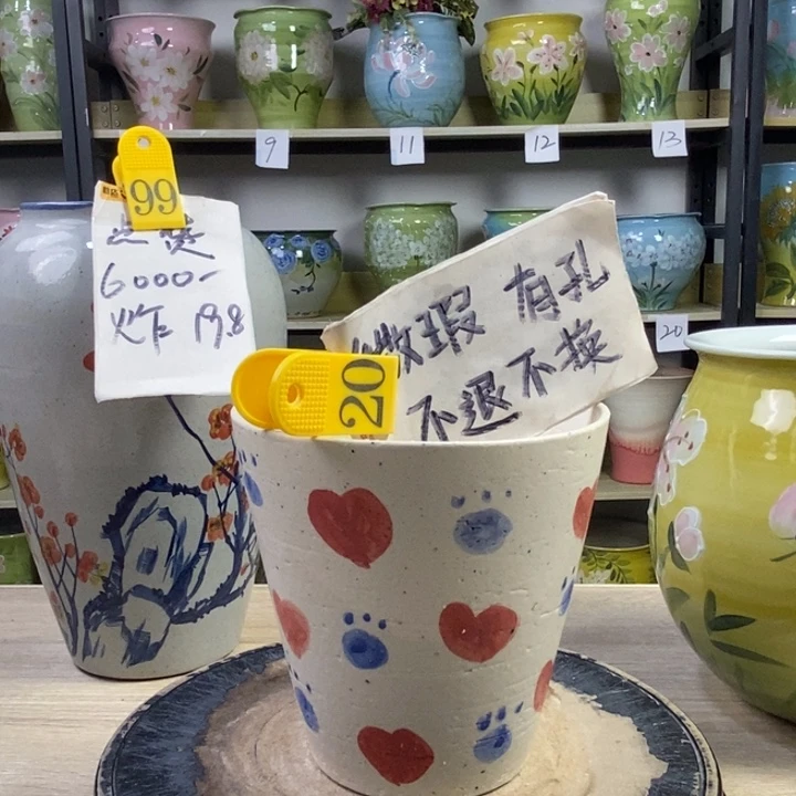 景德镇高温陶瓷花盆