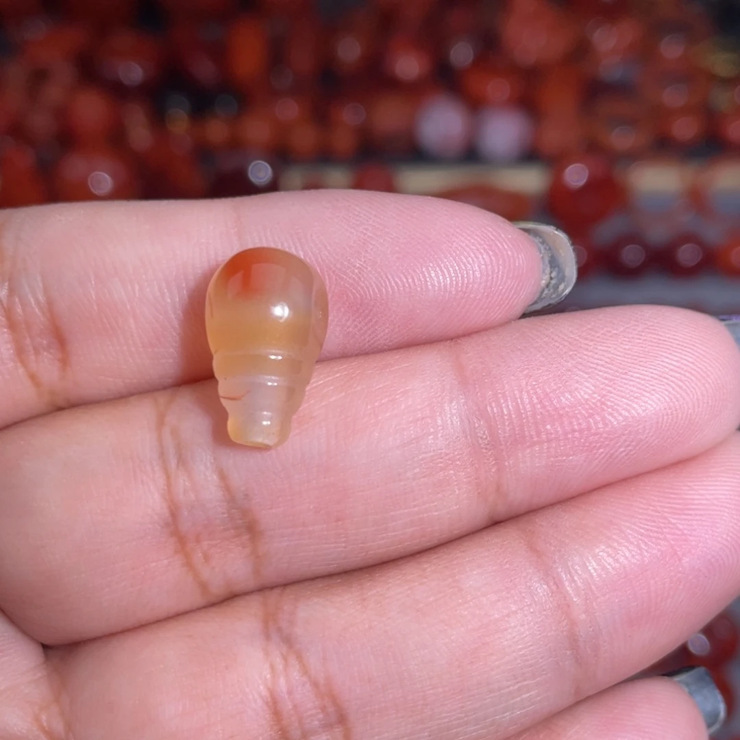 南红玛瑙未镶嵌川料冰飘三通