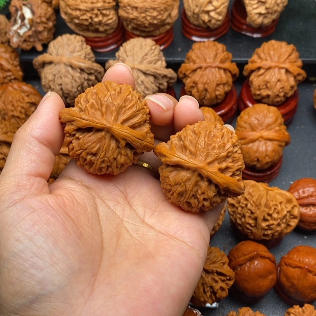 文玩核桃把件42宫灯