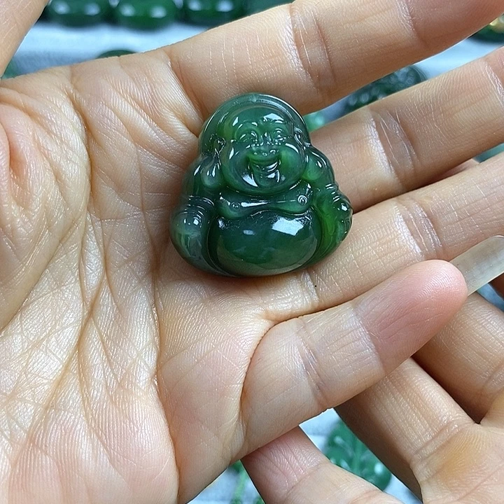 吊坠(不含链)未镶嵌和田玉（碧玉）30