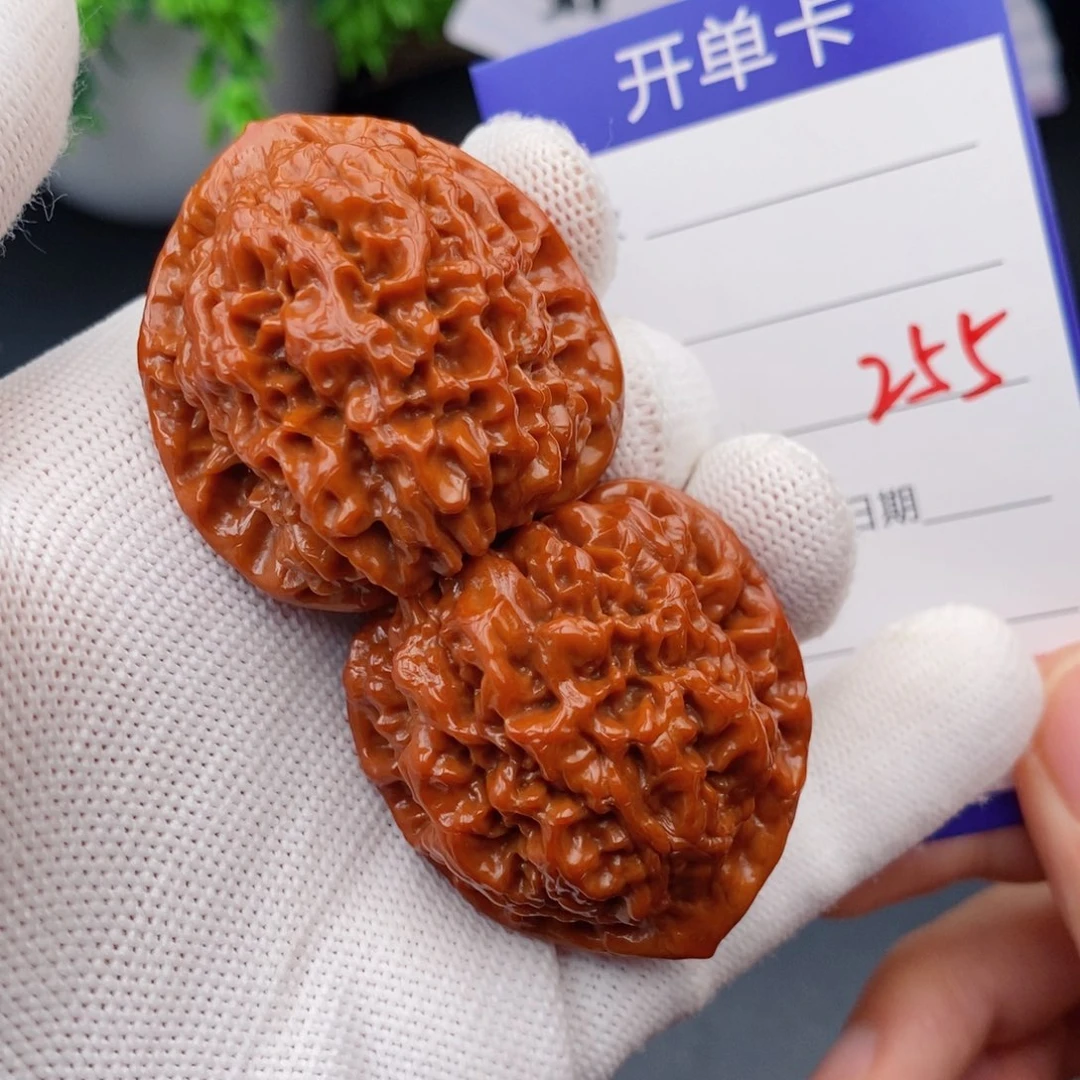 文玩核桃把件老*38官帽255