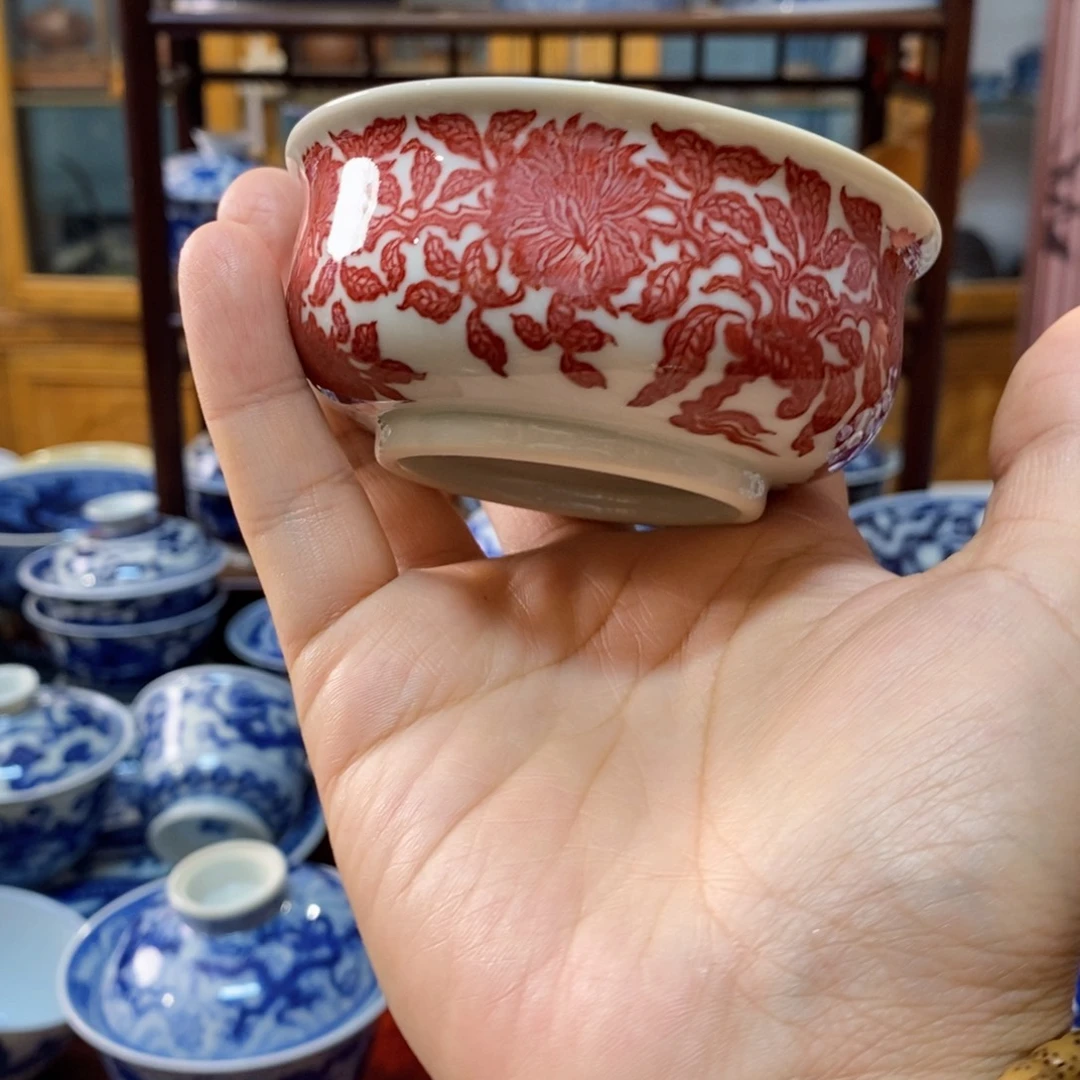 正绎堂山茶花炉式杯