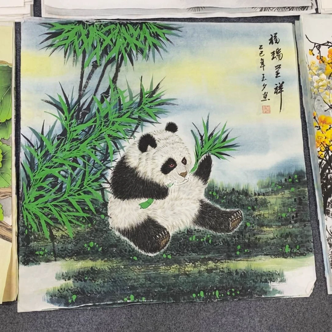 国画尺寸70✖️70四尺斗方手绘画