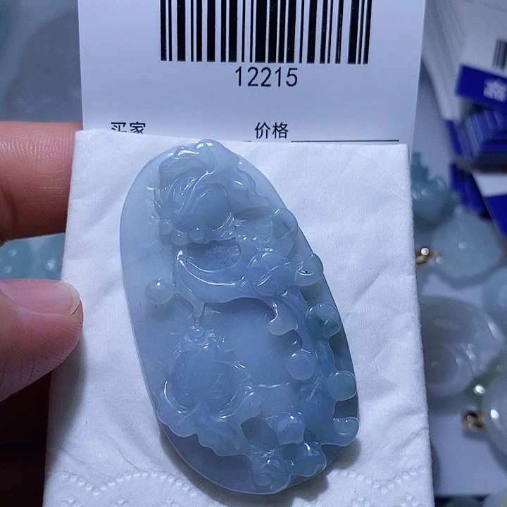 翡翠未镶嵌颈饰天光墟翡翠市场现金代购