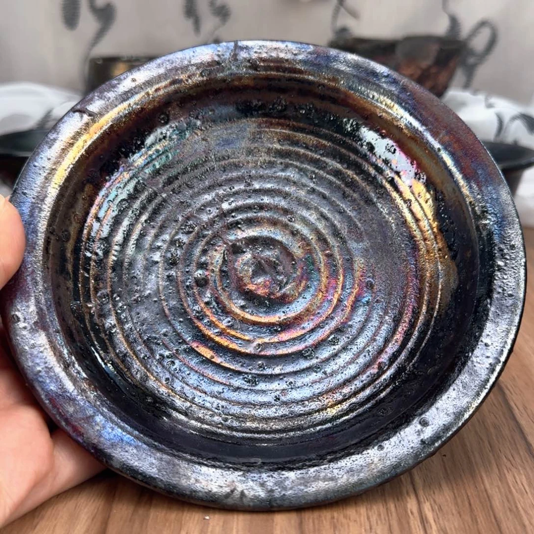 荥经黑砂炸福利微瑕窑彩壶承不退不换介意勿拍35
