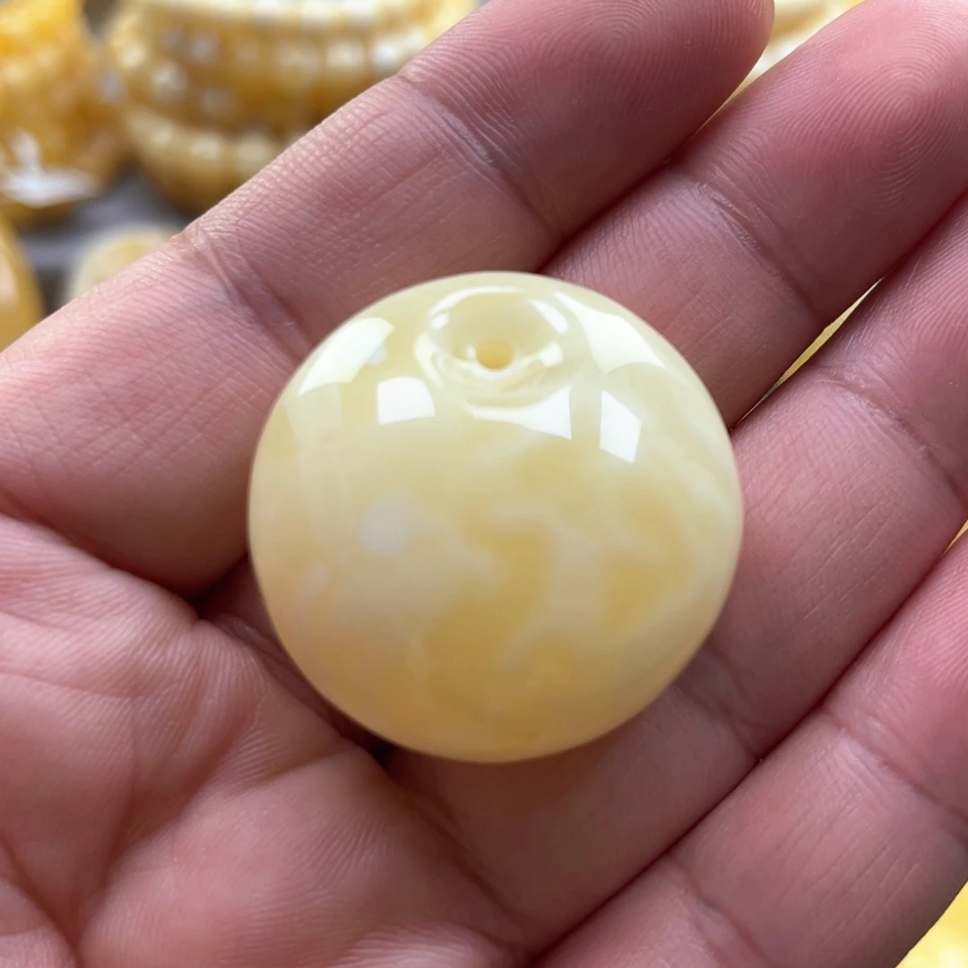 琥珀颈饰未镶嵌吊坠