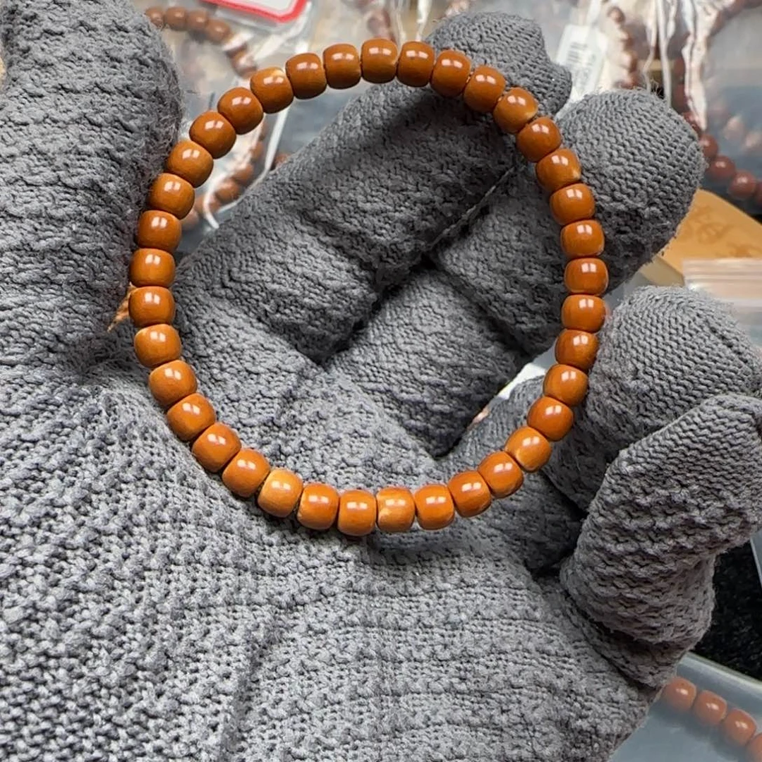 橄榄核手串老挝单圈三花极限弧6.0福利