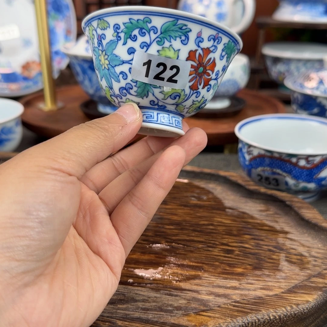 瓷片景德镇手绘青花茶器122