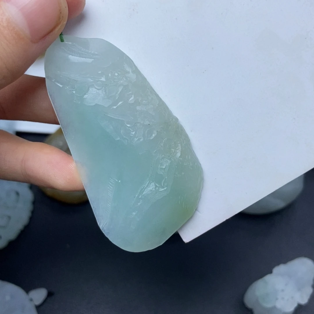 未镶嵌定制翡翠梅花