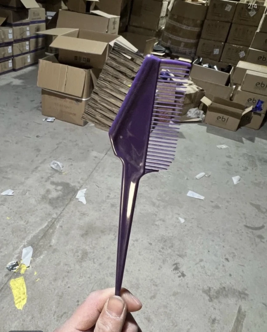 美发店焗油梳子染发刷子梳子工具染发毛刷软毛染色高档理发店