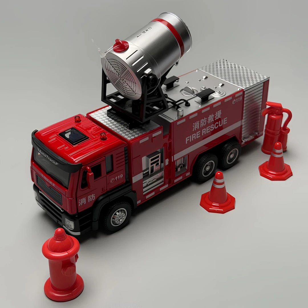 【消防车特种车辆】1:18合金汽车模型收藏摆件