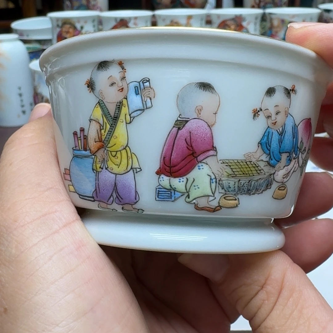 景德镇手工手绘展示