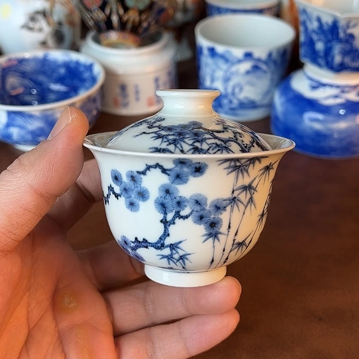 瓷片景德镇全手工手绘陶瓷