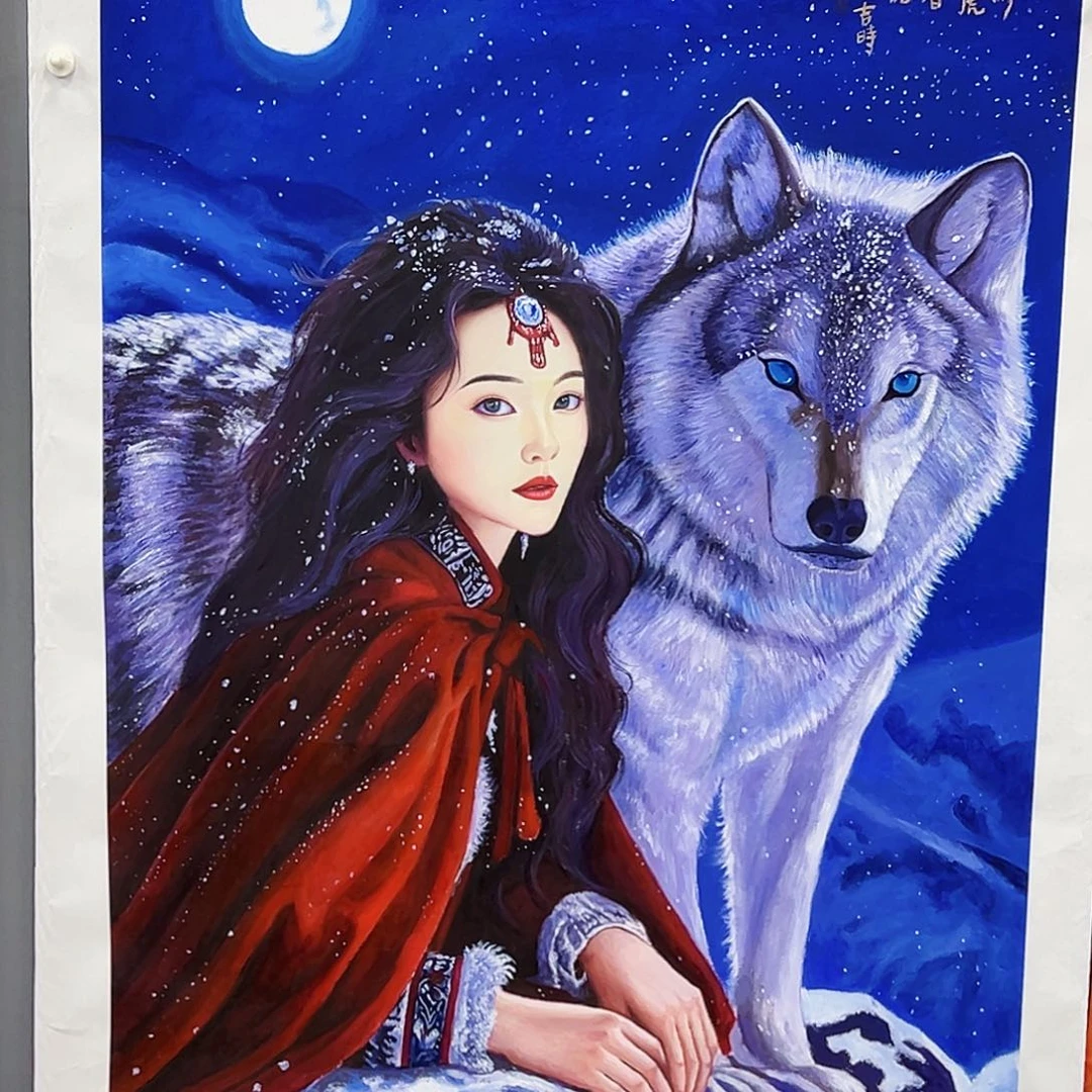 国画事事顺心如意万事