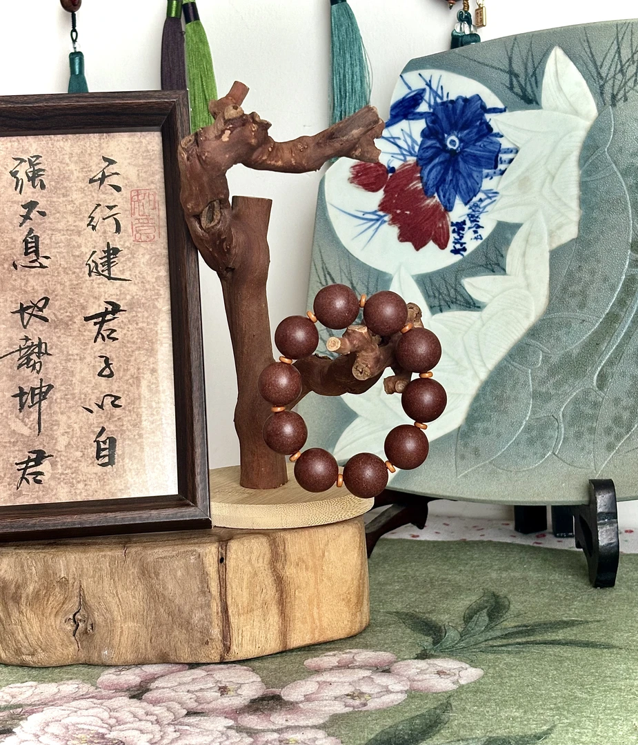 【南朝遗梦清体醒神香】古法手工传承 打磨 本草 合香手串 泥塑