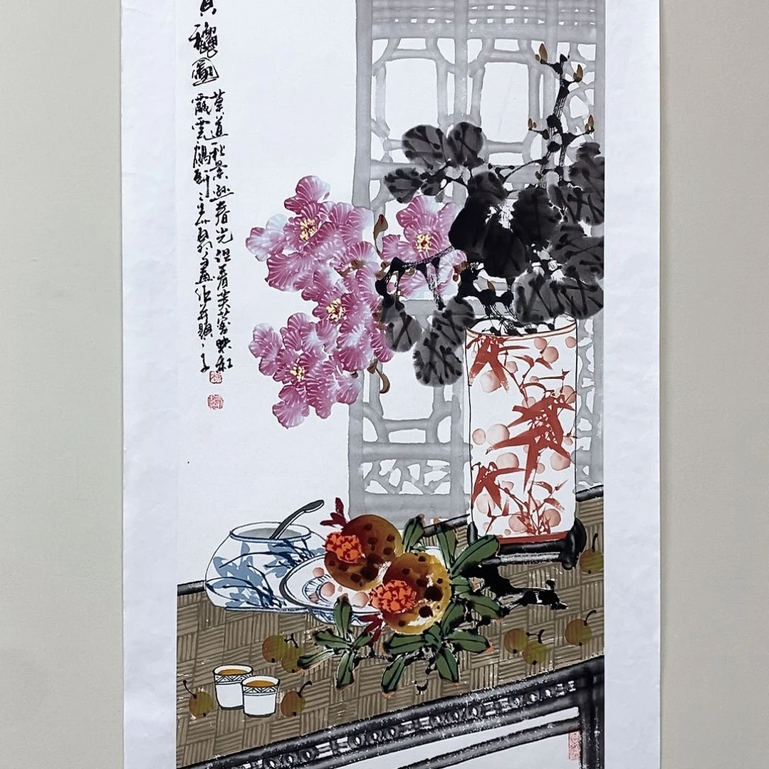 国画陈党明三尺精品佳作