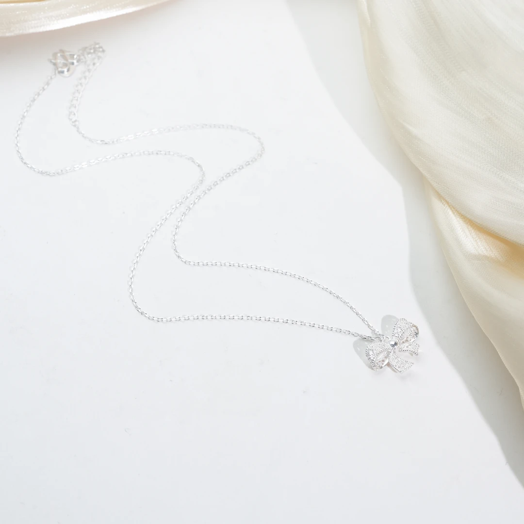 足银银制品 【小北珠宝】足银套链【长度约45cm】4-DH90X126