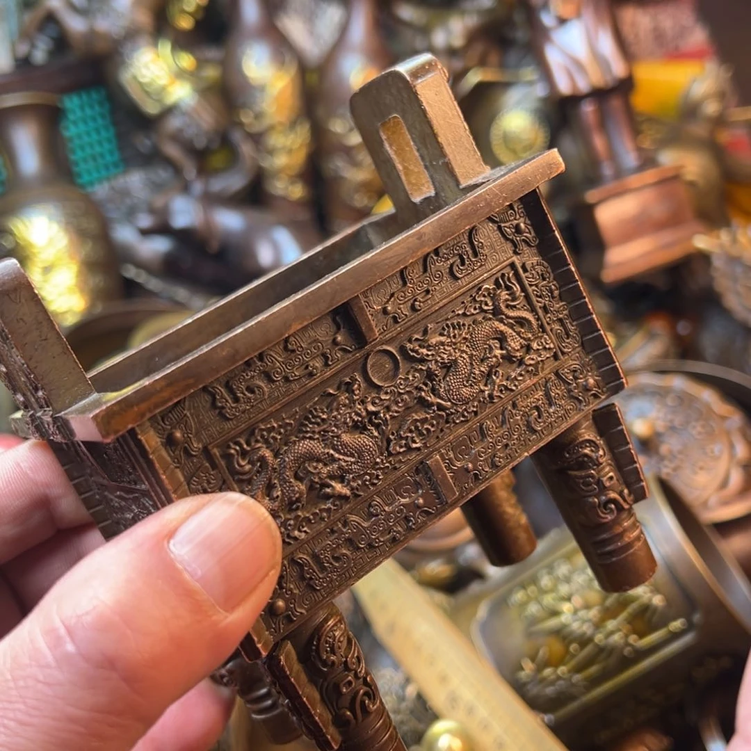 茶壶香炉铜器摆件