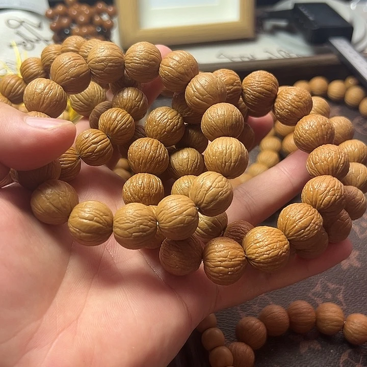 核桃手串/手链土豪，风羽，聚宝盆