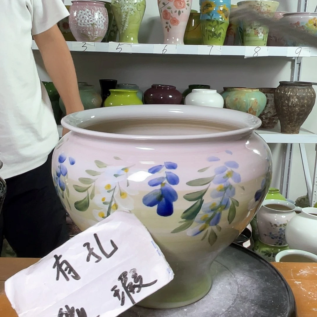 景德镇陶瓷花盆花器123