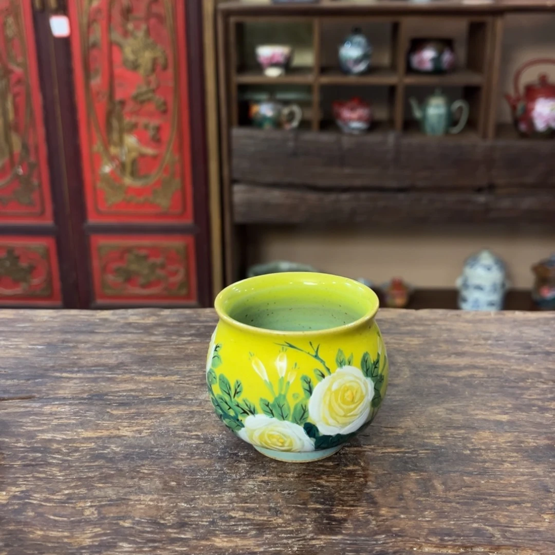 柴烧手工手绘陶瓷