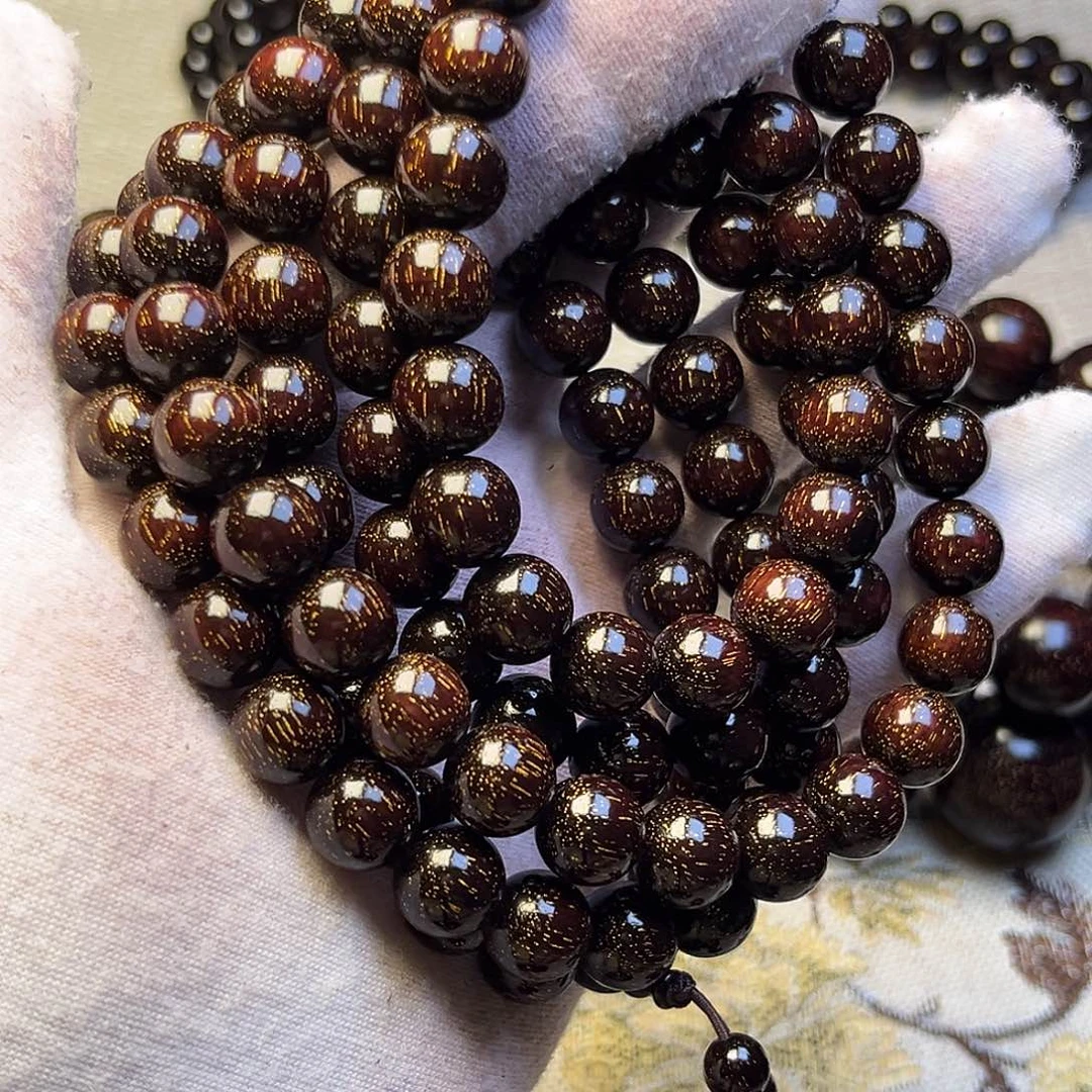 檀香紫檀（小叶紫檀）1.0 108颗满天星