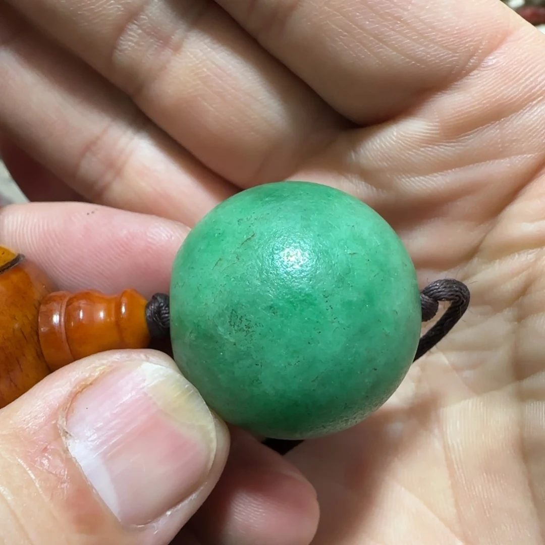 明***好翡翠未镶嵌颈饰翡翠珠子手串珠子手串