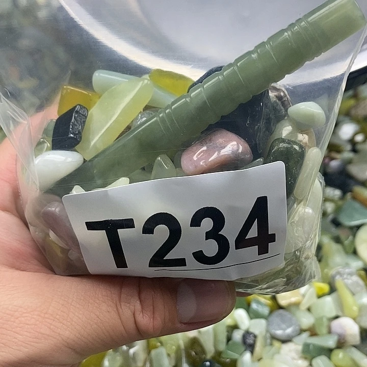 未镶嵌蛇纹石玉鱼缸石
