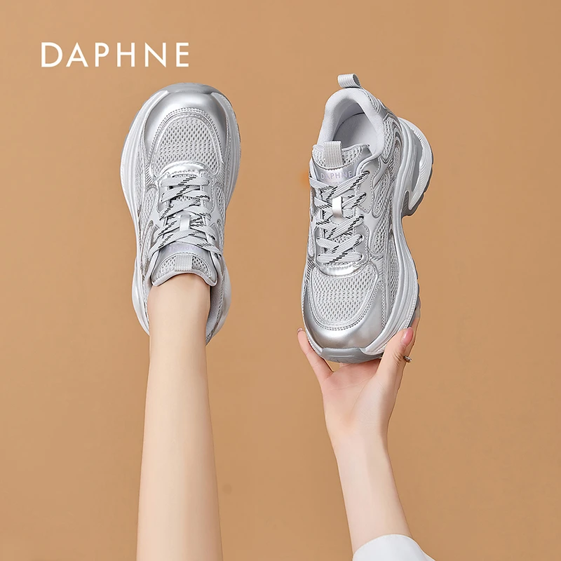 Daphne/达芙妮女鞋2025夏季新款爆款潮流百搭时尚运动休闲老爹鞋