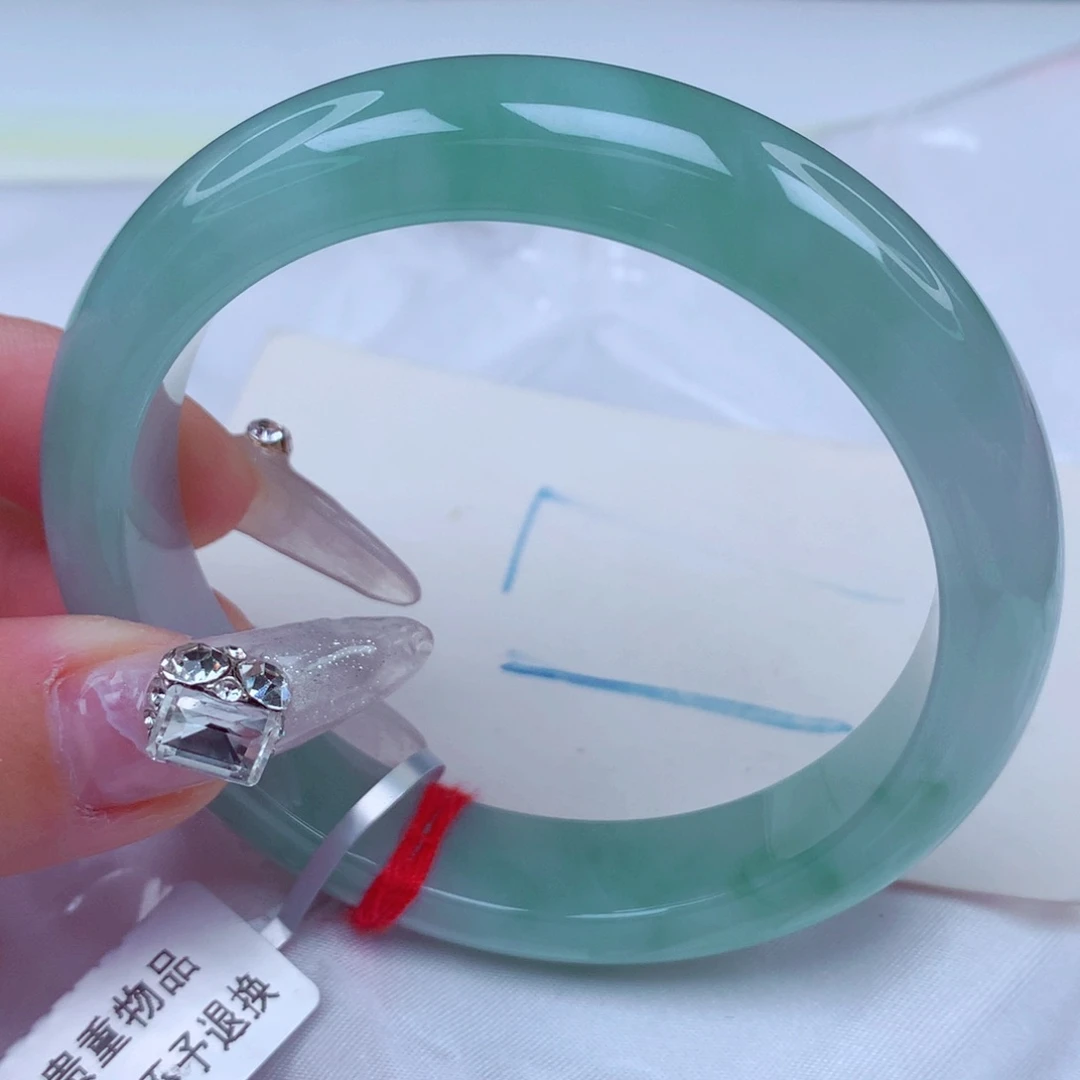 翡翠手镯未镶嵌天然缅甸翡翠A货手镯