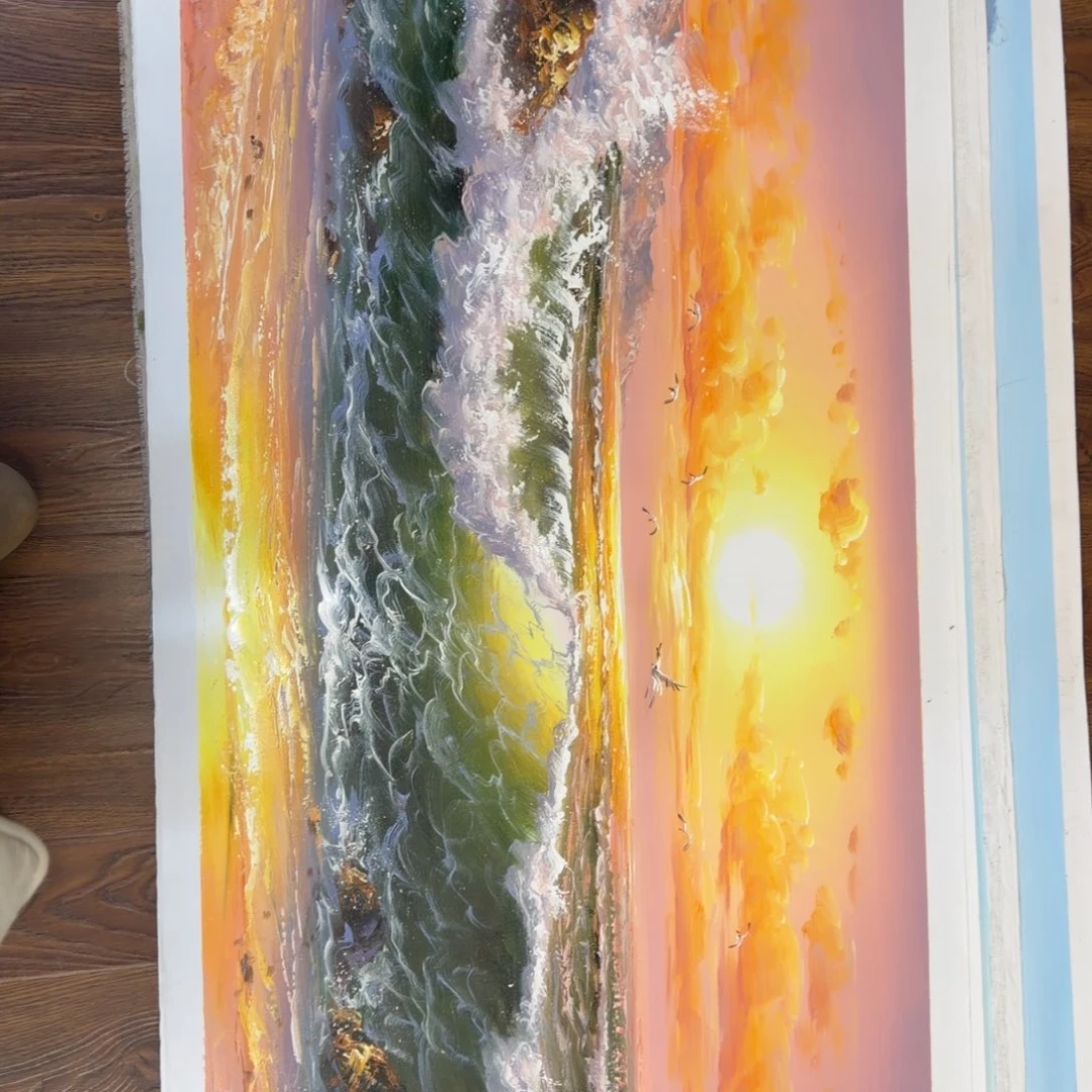 油画我的小伙伴都很喜欢你