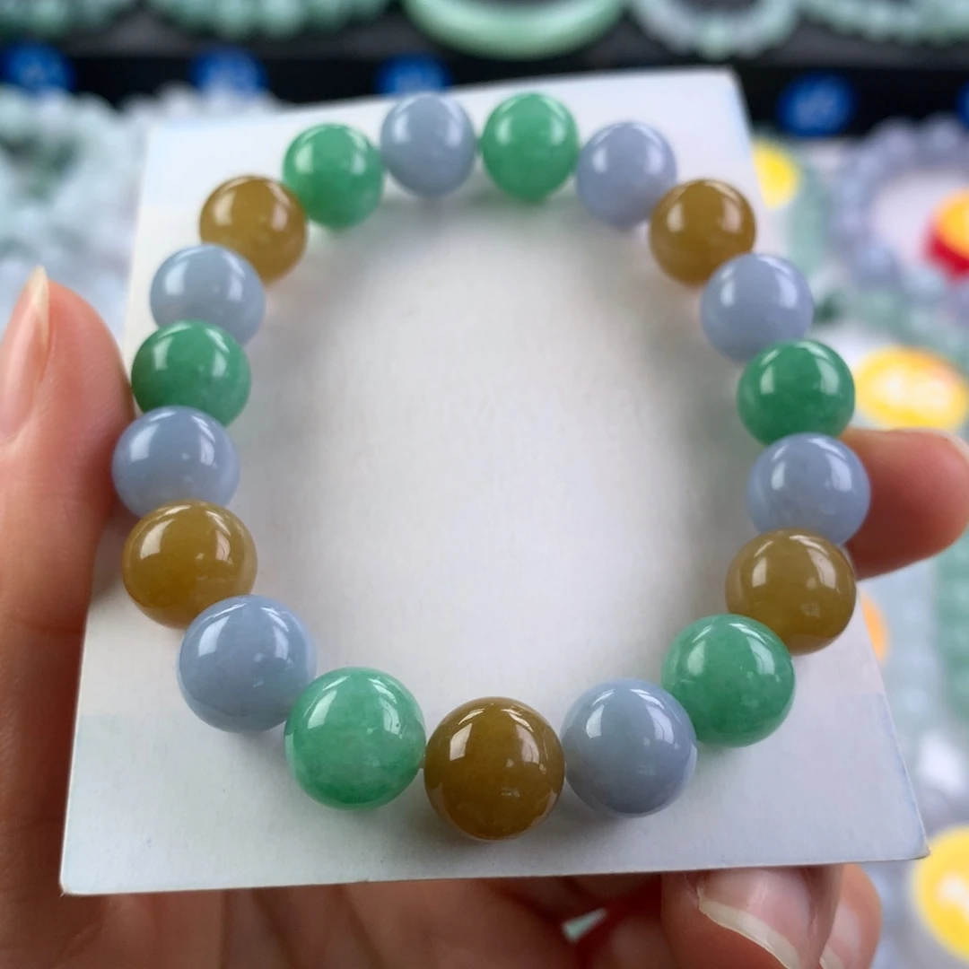 翡翠未镶嵌手链卡10