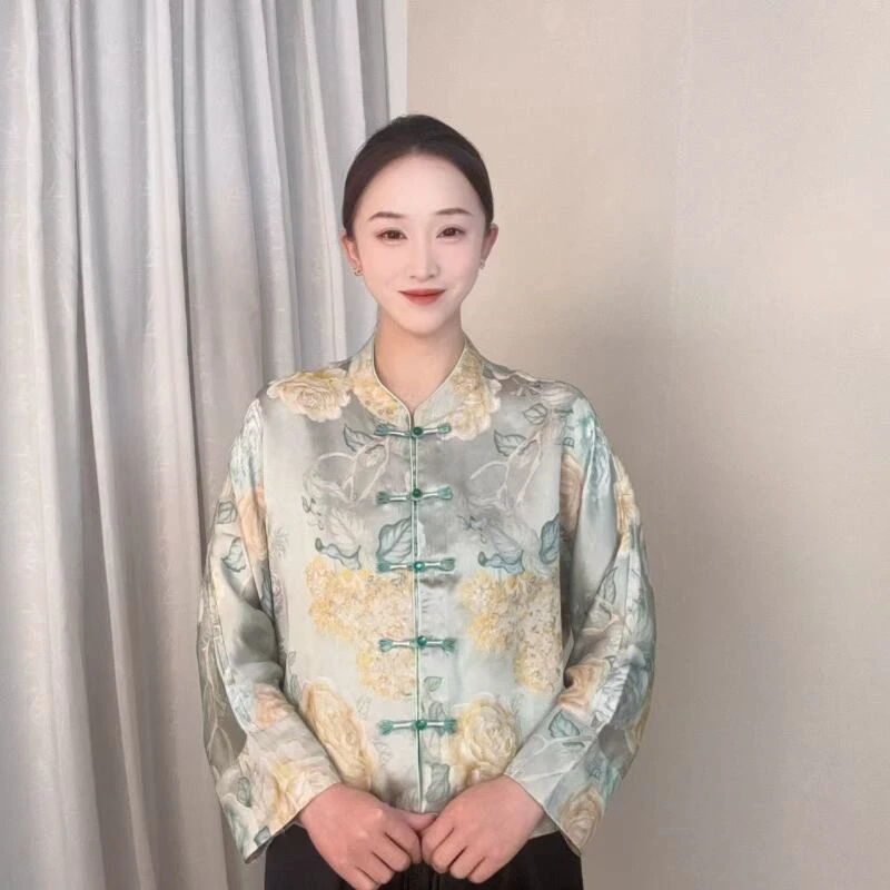 【八仙花】2025新款新中式国风小衫外套YH-88