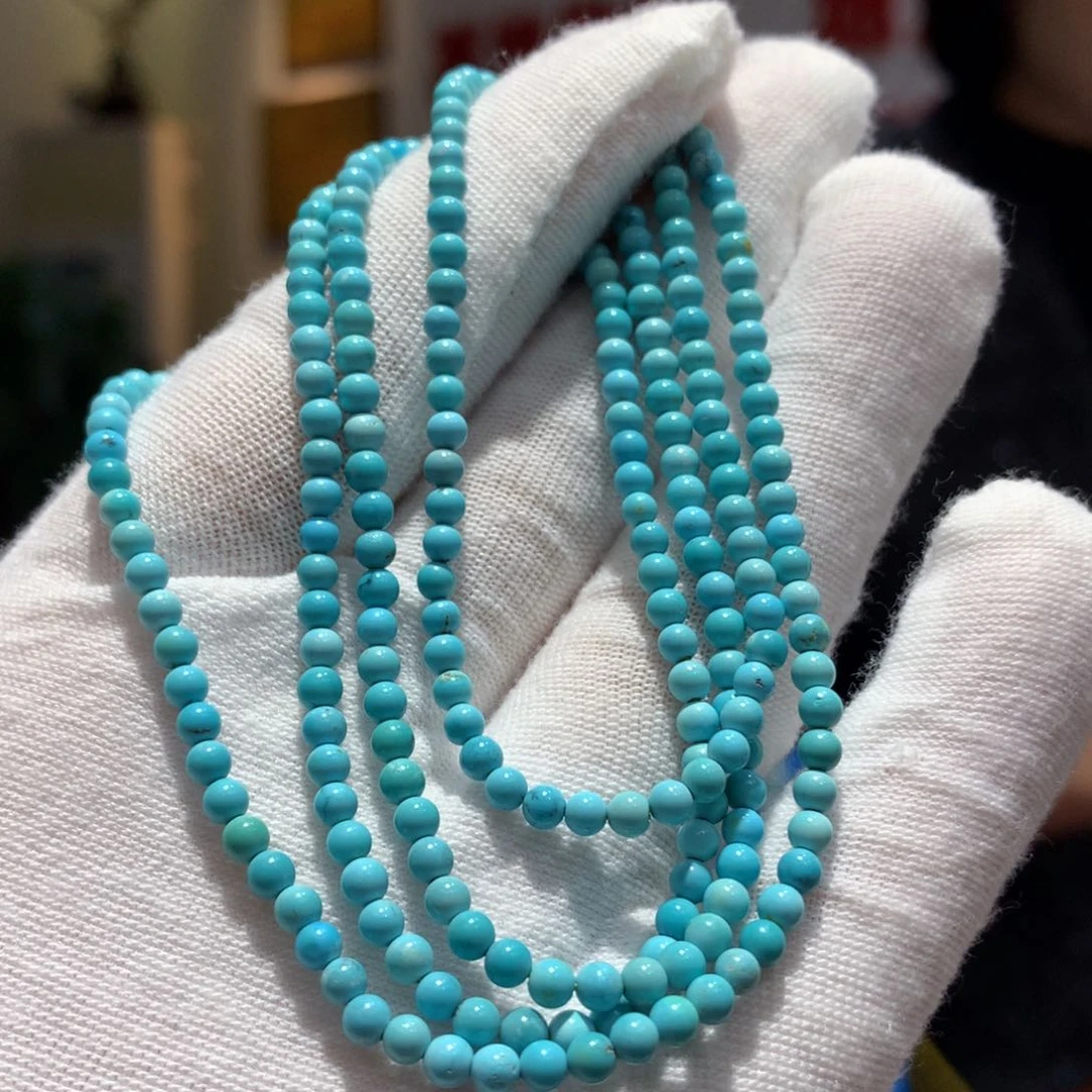 未镶嵌绿松石长链