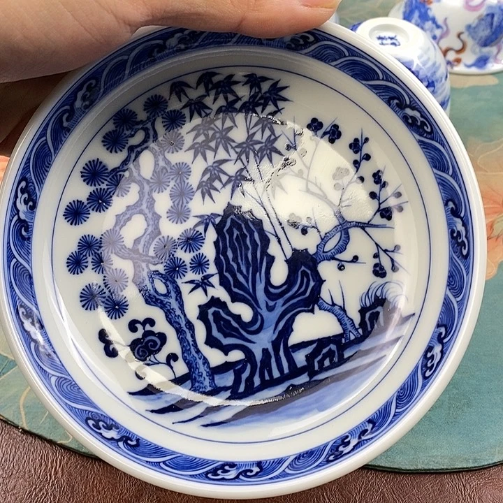 杯R**u现代景德镇全手工全手绘茶具168888