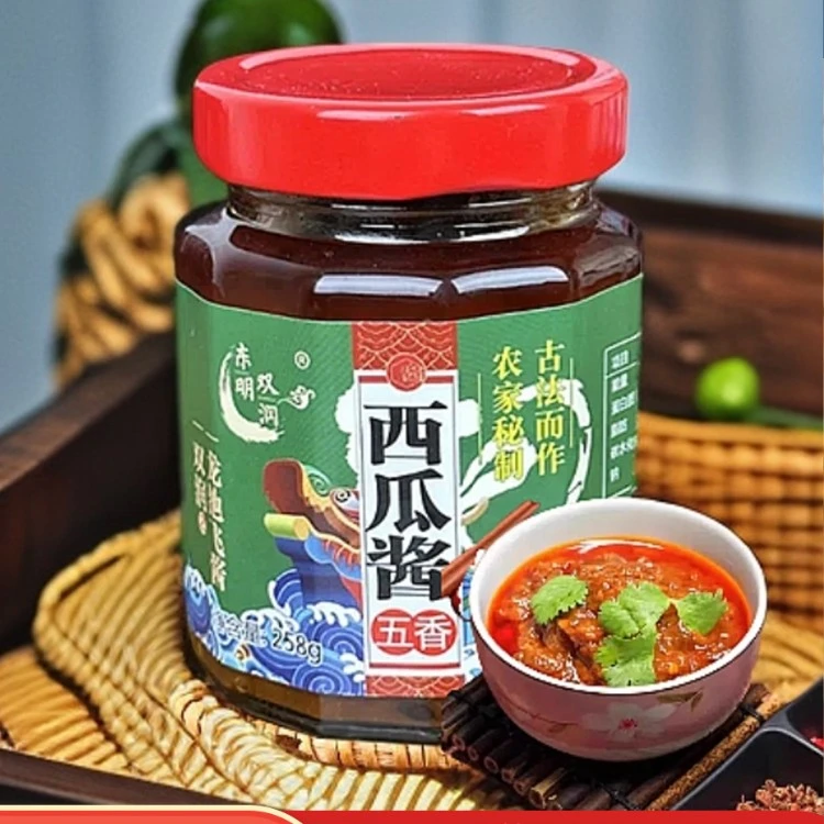 山东河南安徽特产西瓜乡村酱豆非遗传承下饭酱满嘴香豆豉正宗