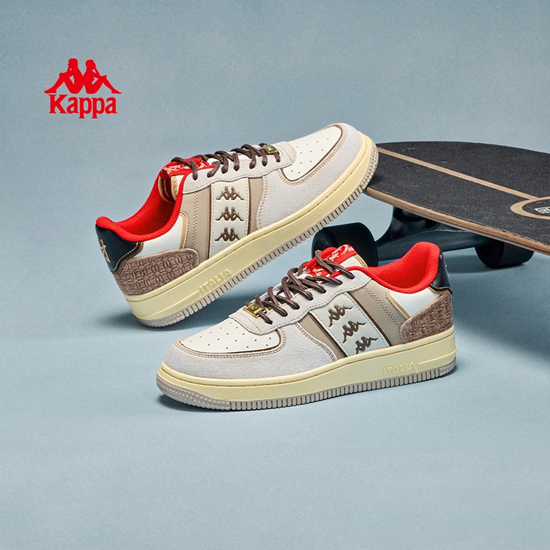 Kappa马年限定新年红时尚潮流板鞋情侣百搭运动休闲鞋K0FW5CC89CJ