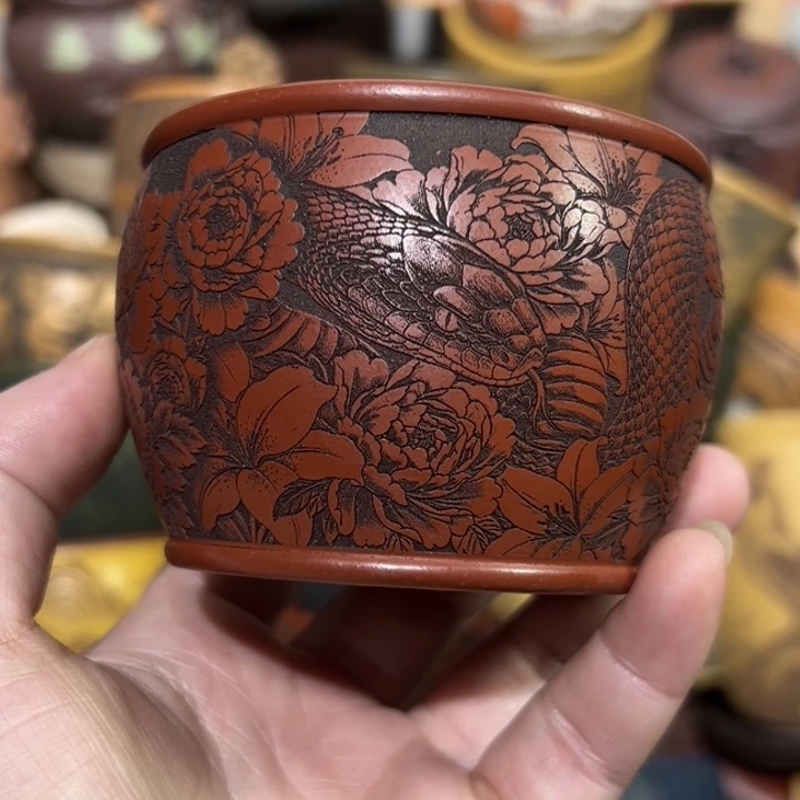 茶杯紫砂宜兴紫砂主人杯