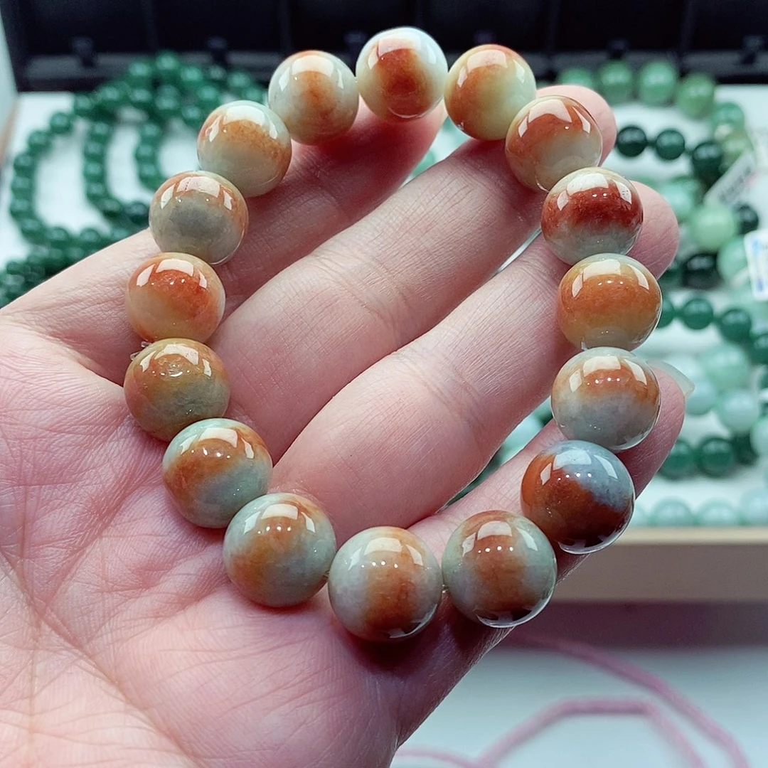 翡翠未镶嵌毛衣链