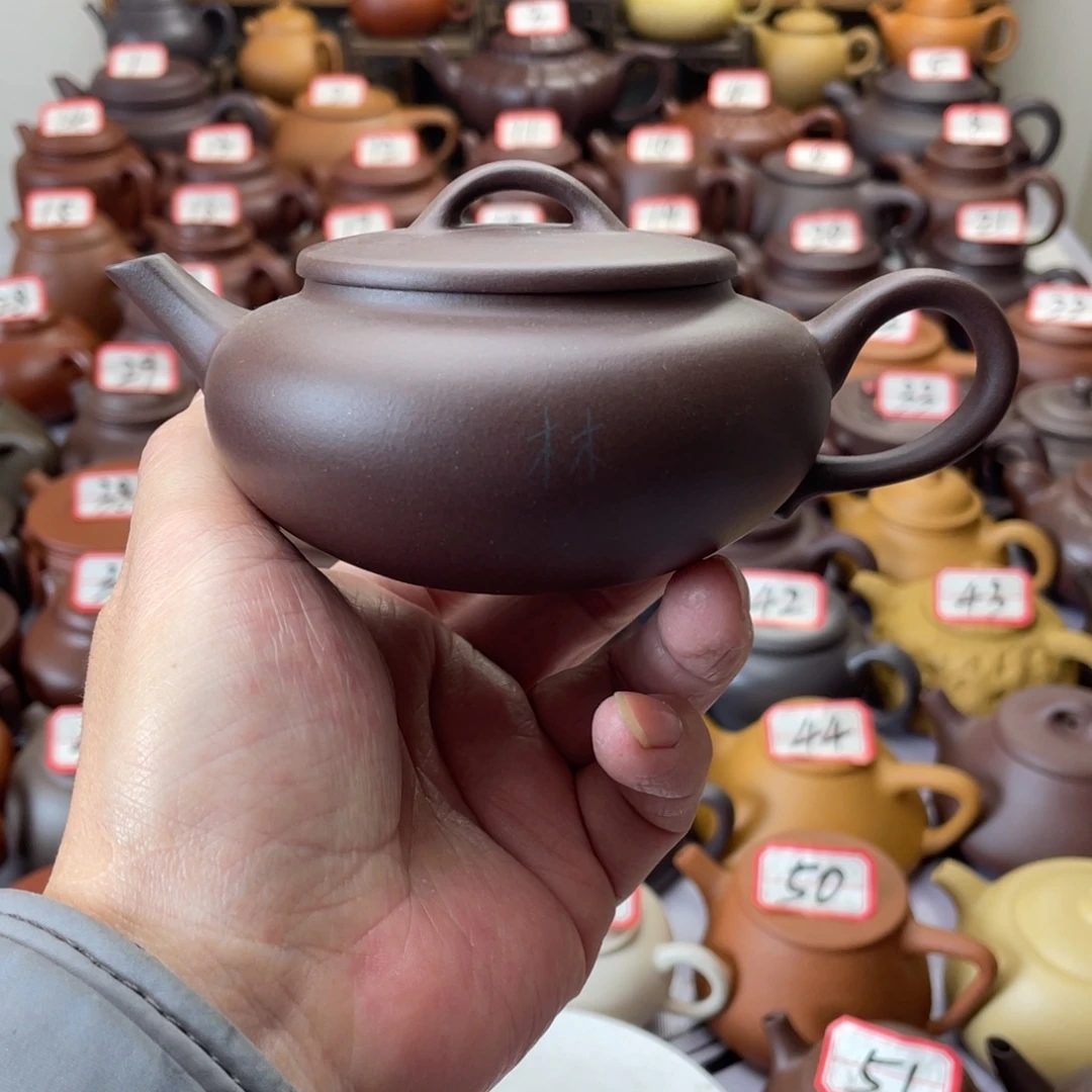 M***鹿紫砂茶壶微瑕半手工