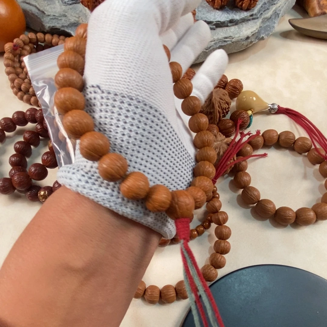 尭***猴头核桃吊坠11凤羽