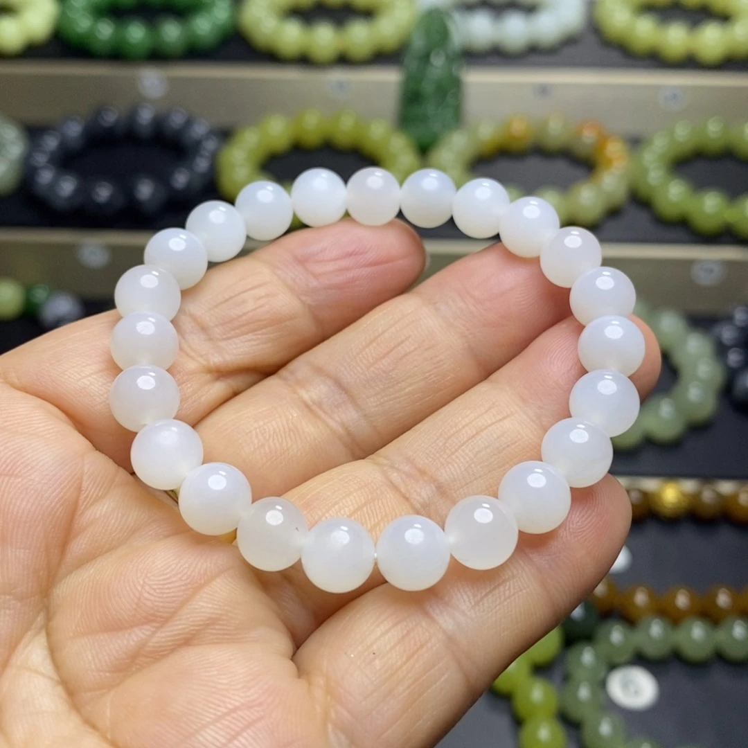 和田玉未镶嵌手串