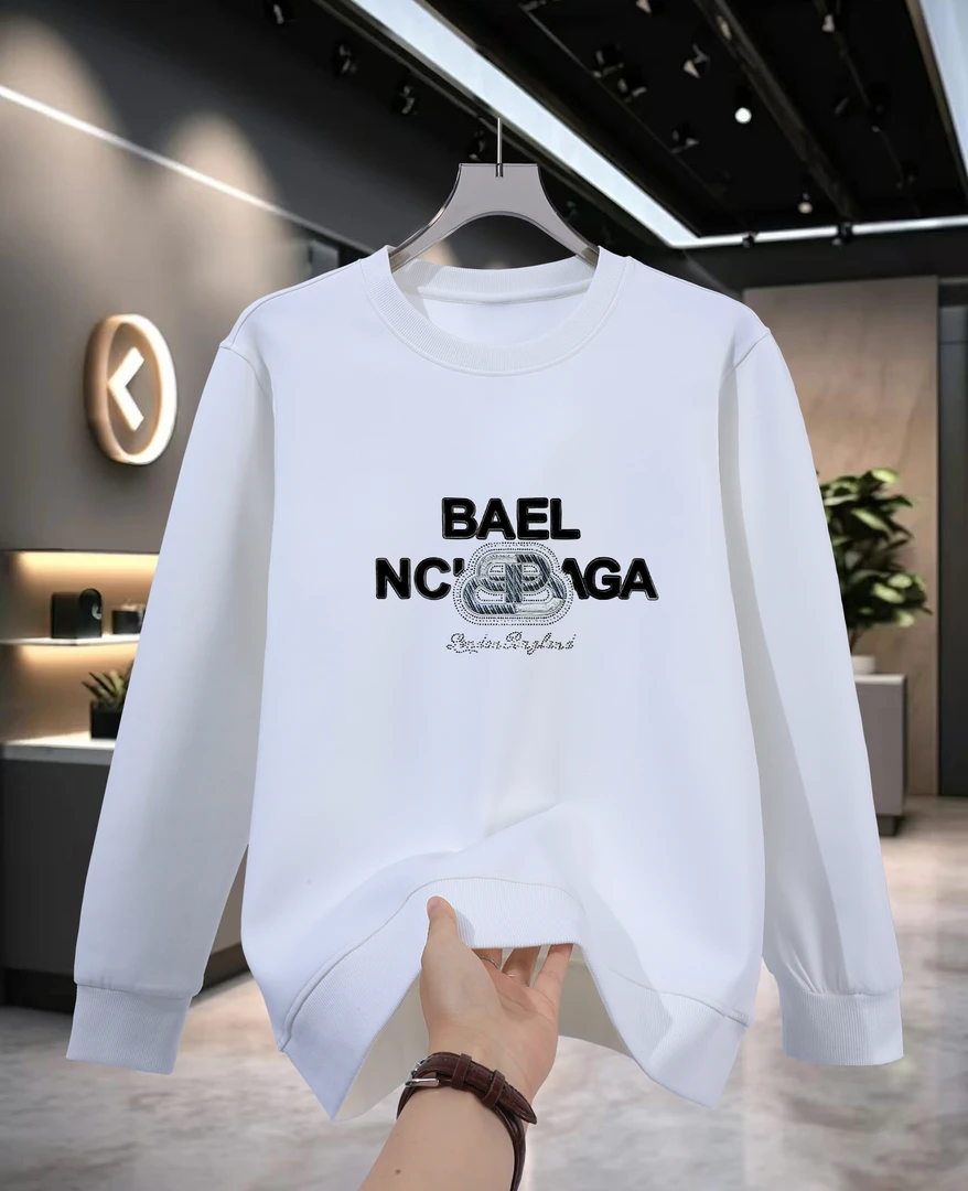 TALK TREND 高端欧货重磅品质大码男士圆领卫衣