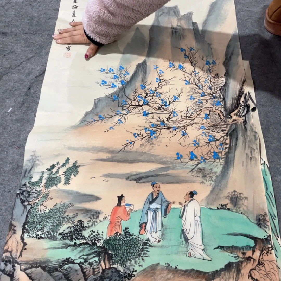 国画国画作品画心一张