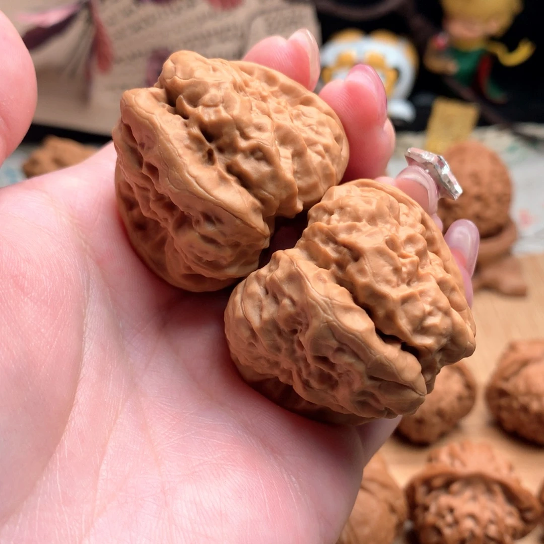 ****东把件文玩核桃41蛙